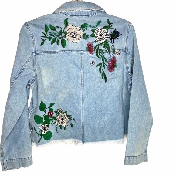 H&M ❤️ Coachella Embroidered Denim jacket - Picture 6 of 10